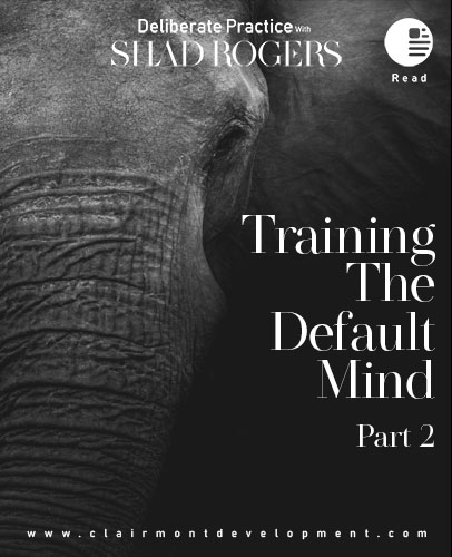 training the default mind 2 by shad rogers